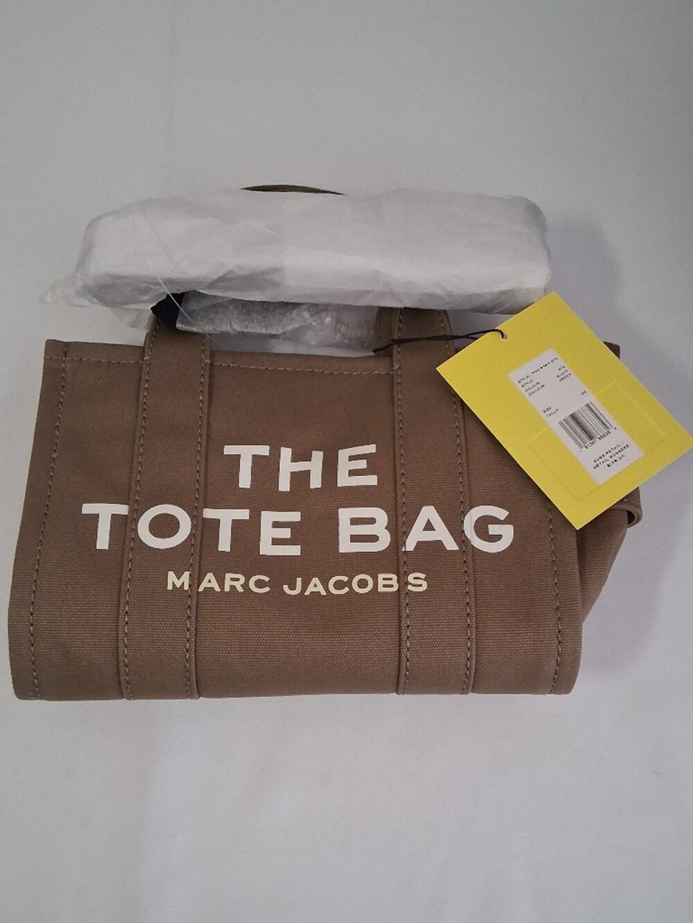 Marc Jacobs Small Canvas Tote – Slate Green NWT